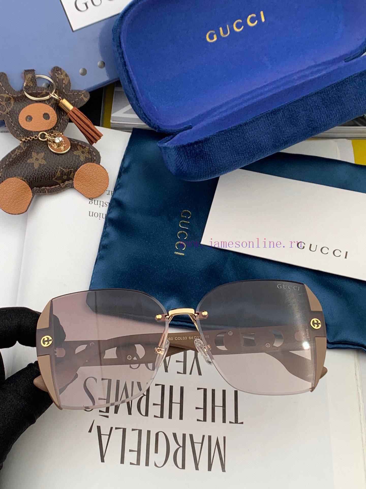 GUCCI2024 Spring New Trendy Popular Fashion Box Sunglasses High Quality Comfortable Wearing oipb3yw8 - Image 5