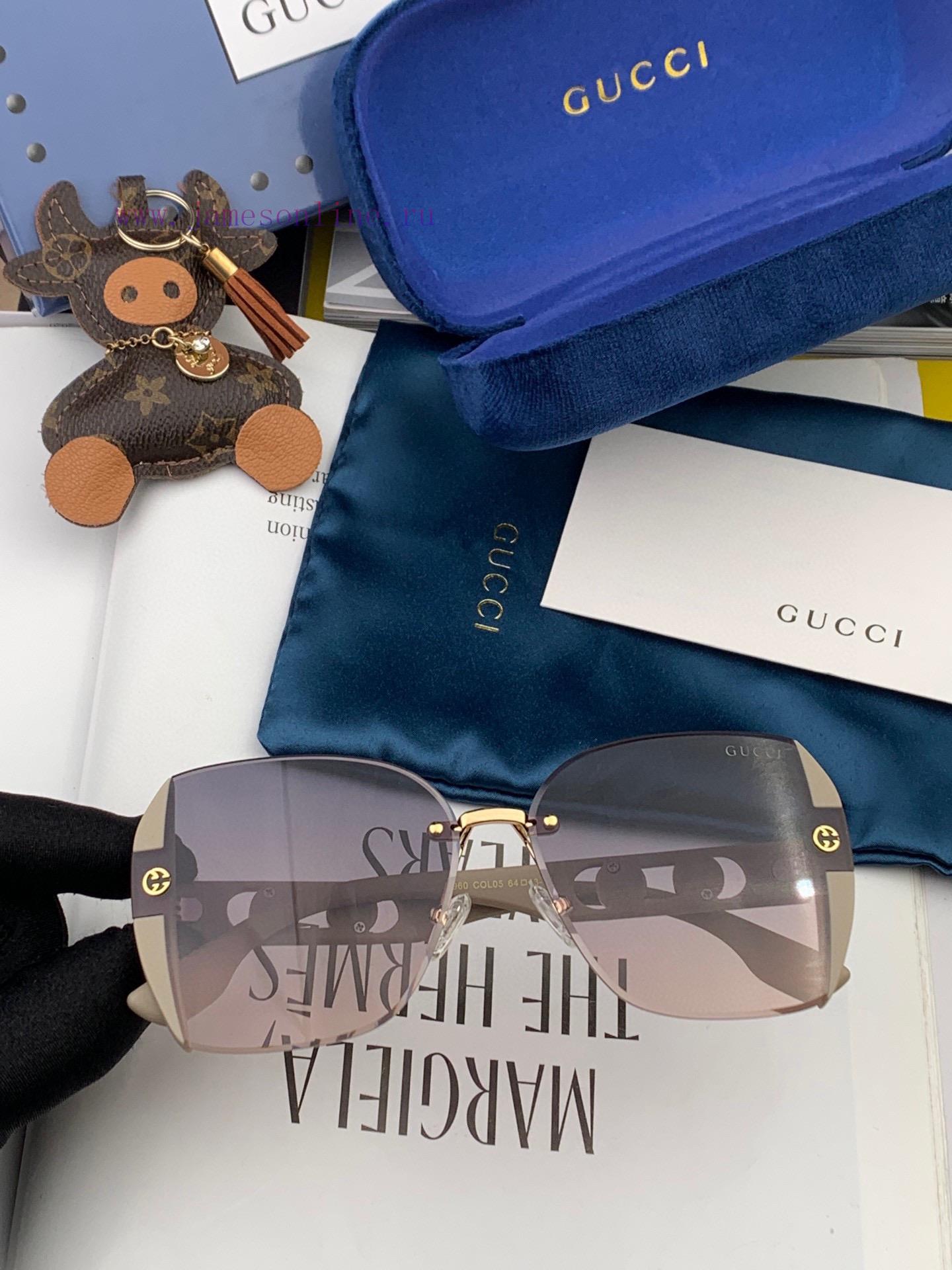 GUCCI2024 Spring New Trendy Popular Fashion Box Sunglasses High Quality Comfortable Wearing oipb3yw8 - Image 6