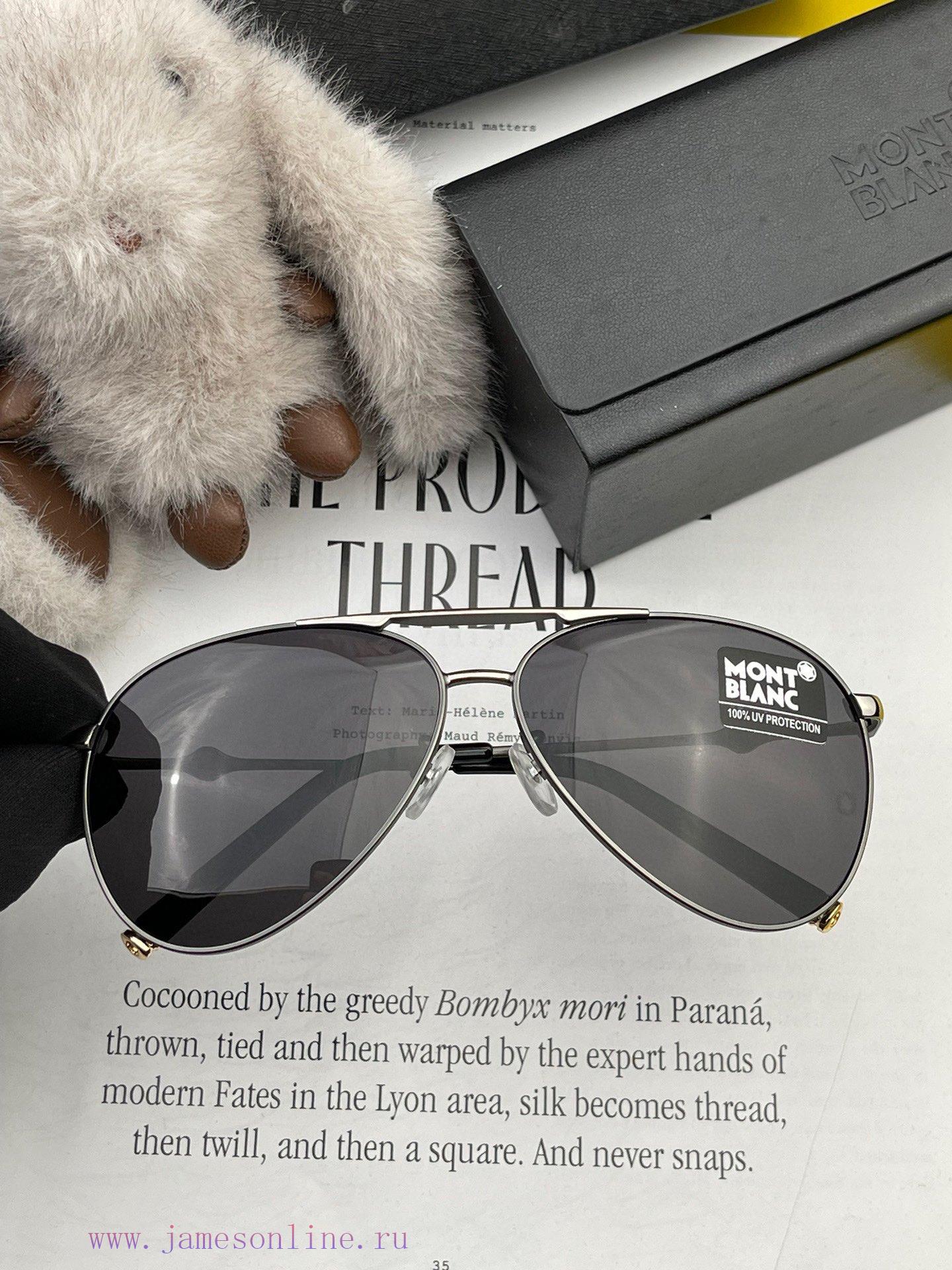 Montblanc/Montblanc Sunglasses ️ Men's Business Driving Sunglasses Model W99tfhxx91d - Image 4