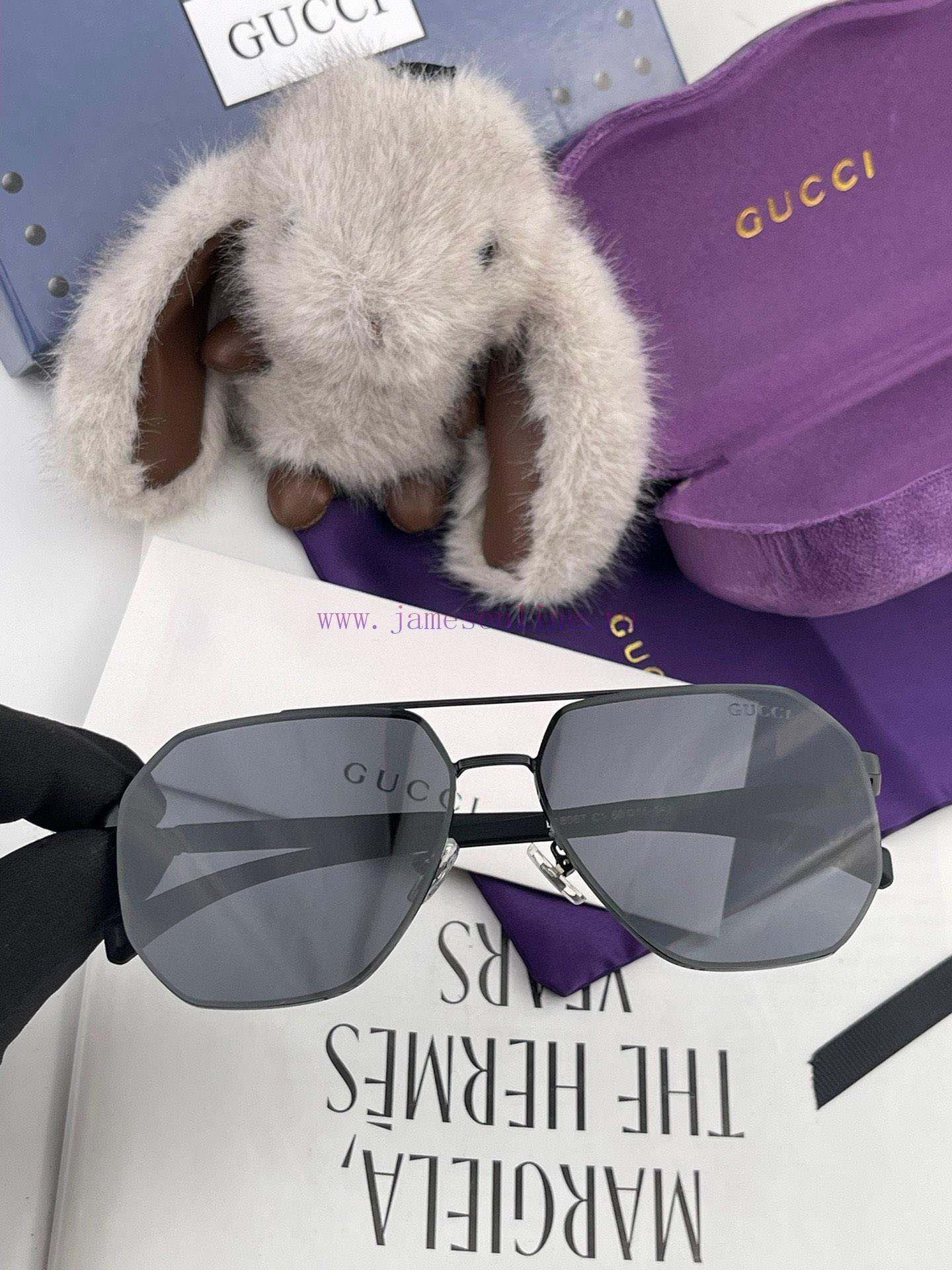 GUCCI Men's Colorful Pilot Polarized Sunglasses ️ Material HD Nylon Thickened Card Slot HD Pnsta8uld - Image 4