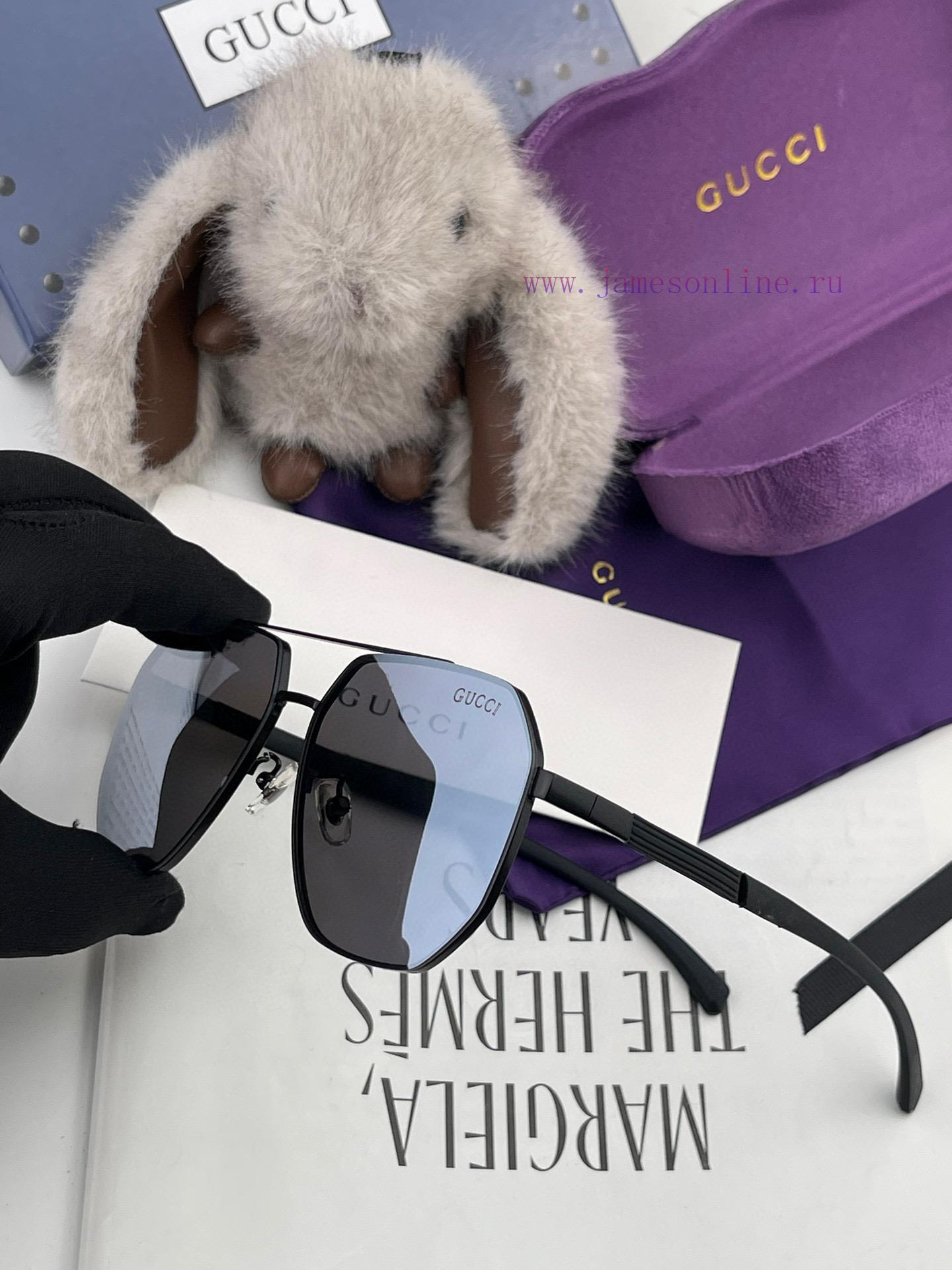 GUCCI Men's Colorful Pilot Polarized Sunglasses ️ Material HD Nylon Thickened Card Slot HD Pnsta8uld - Image 8