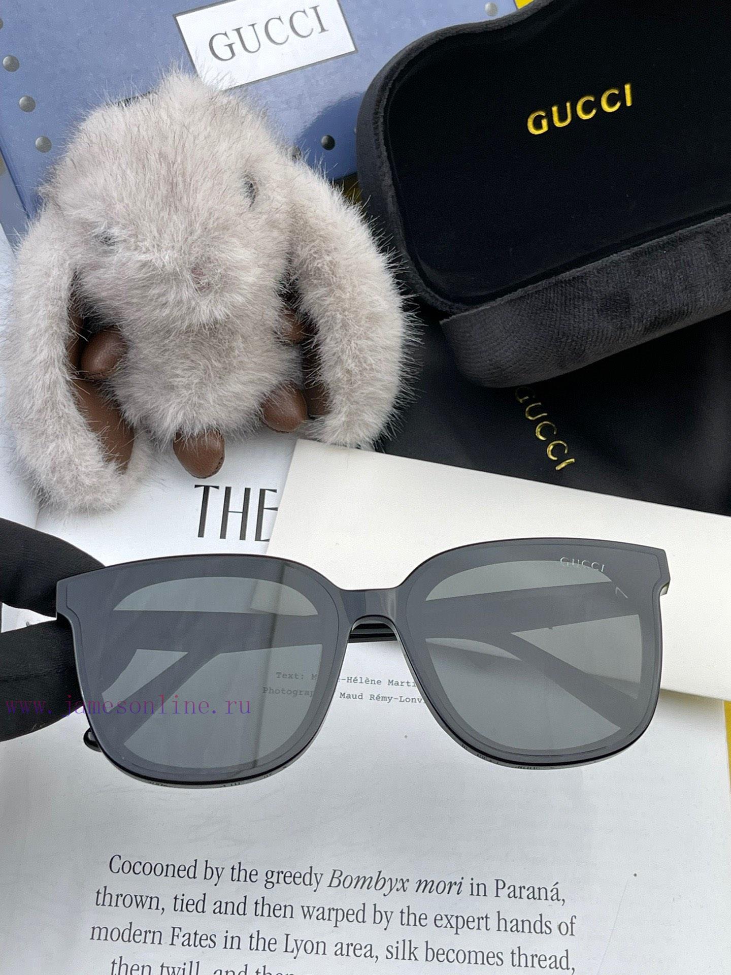 GUCCI2024 Spring New Integrated Mirror Large Frame Sunglasses for Men and WomenExplosive lar9ds0m174 - Image 5