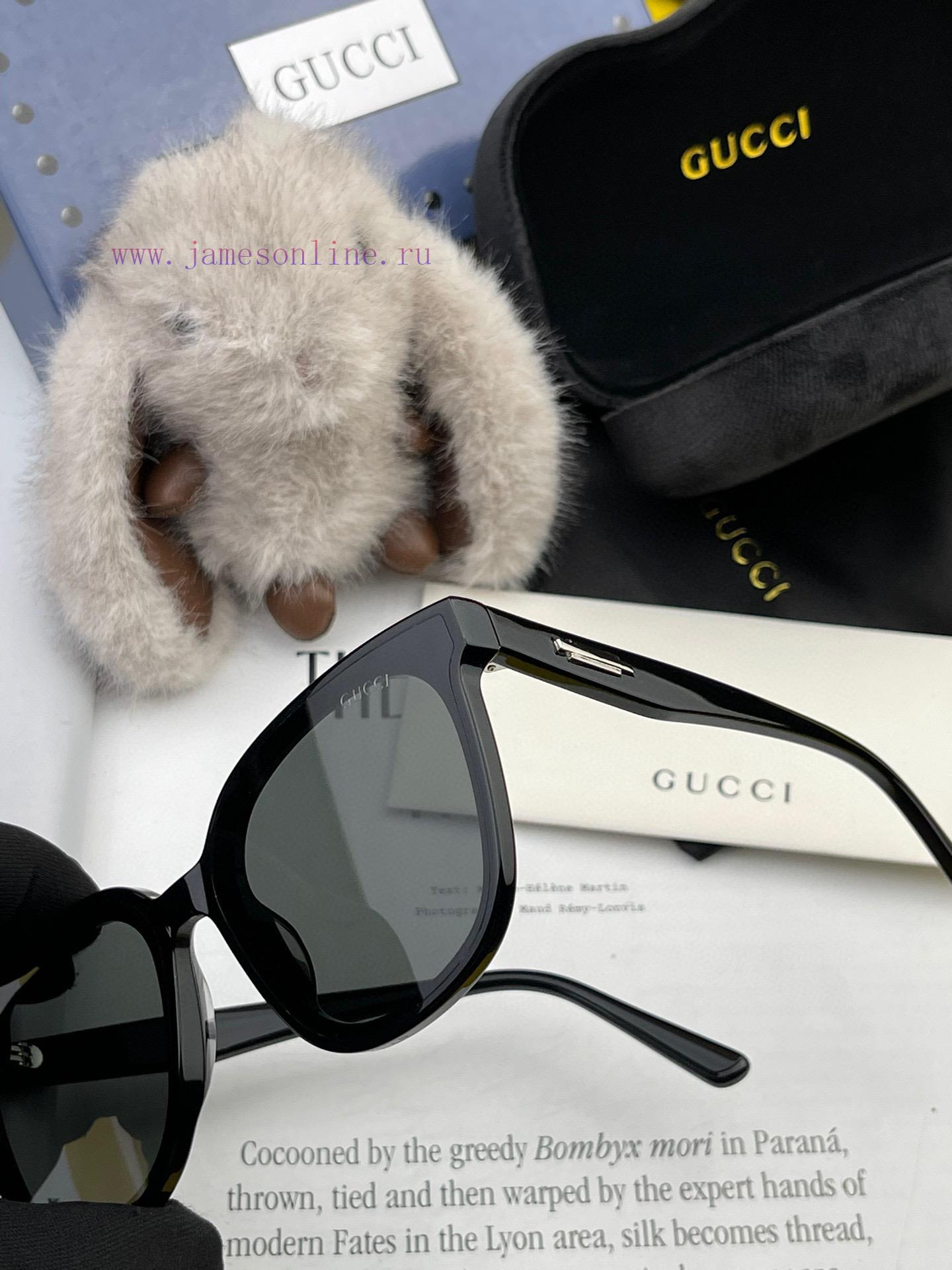 GUCCI2024 Spring New Integrated Mirror Large Frame Sunglasses for Men and WomenExplosive lar9ds0m174 - Image 7