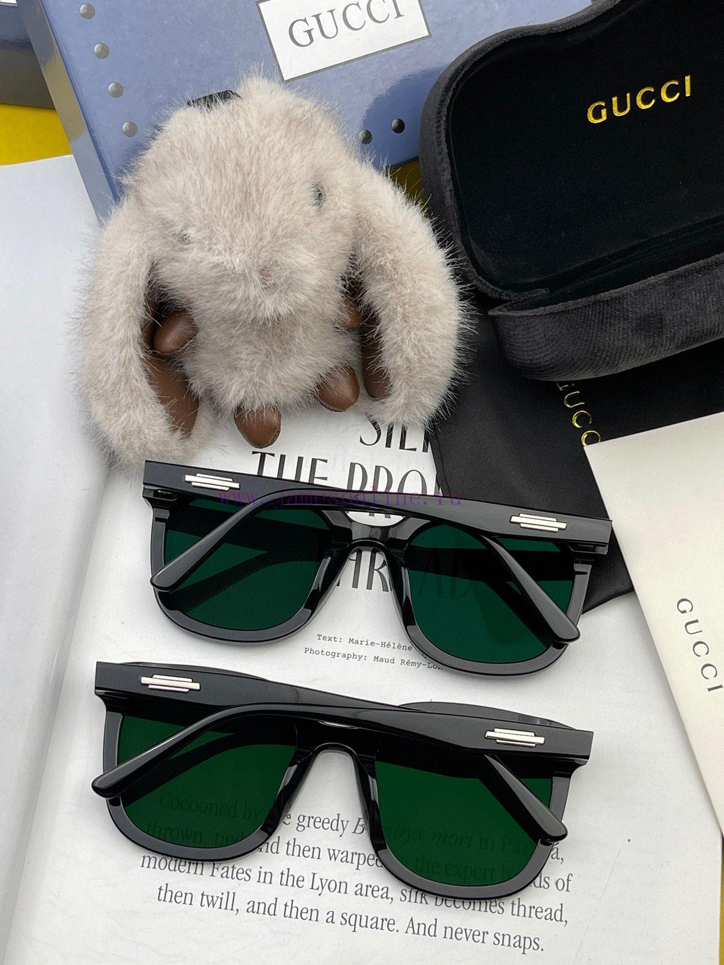 GUCCI2024 Spring New Integrated Mirror Large Frame Sunglasses for Men and WomenExplosive lar9ds0m174 - Image 9