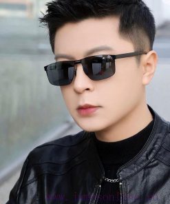 GUCCI Men's Colorful Pilot Polarized Sunglasses ️ Material HD Nylon Thickened Card Slot HD P0jn2nuos