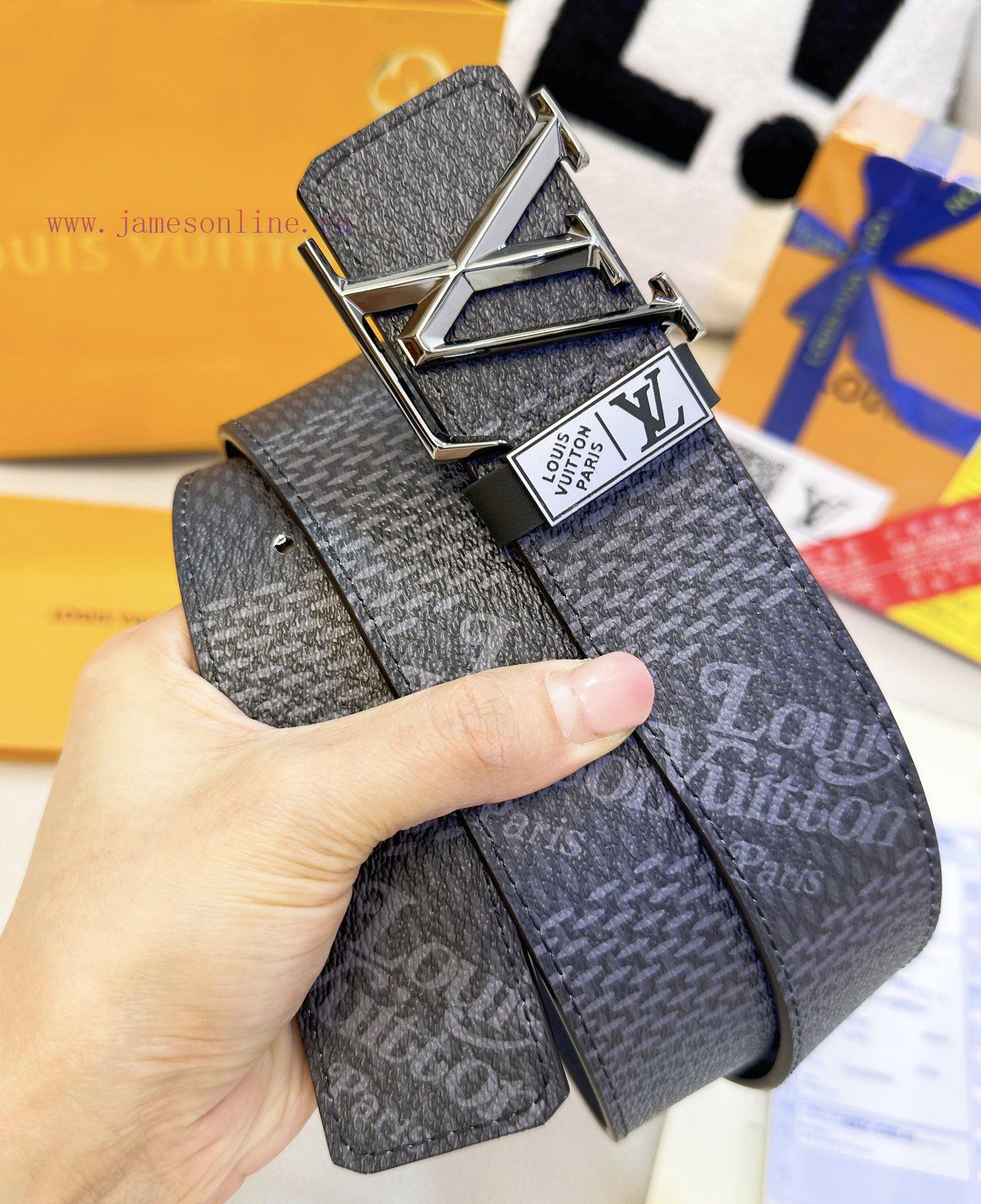 Belt LV Louis ReproductionBelt made of 100% head layer cowhide, ensuring a three-dimensional twh07kjq