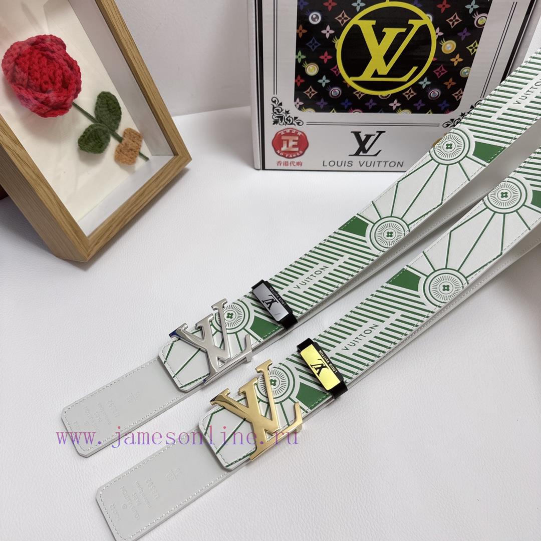 LV... Louis VuittonMaterial: Leather Belt with 100% Head Layer. The leather belt is guarante rn19e3g2 - Image 10