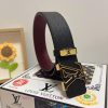 LV... Louis VuittonMaterial: Leather Belt with 100% Head Layer. The leather belt is guarante gzdr35o2