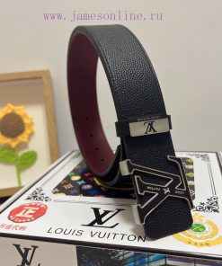 LV... Louis VuittonMaterial: Leather Belt with 100% Head Layer. The leather belt is guarante bo6i6td3