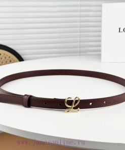 Loewe W2024Ss autumn and winter new smooth calf leather belt with L letter combination needl 1uvqegg0