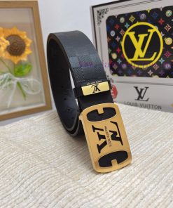 LV... Louis VuittonMaterial: Leather Belt with 100% Head Layer. The leather belt is guarante mhlclzqf