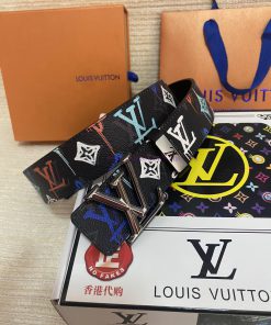LV... Louis VuittonMaterial: Leather Belt with 100% Head Layer. The leather belt is guarante cgg9k5j5