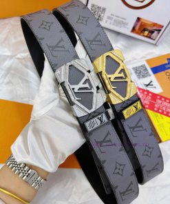 Belt LV Louis Vuitton's top tier replicaThe waistband is made of 100% head layer cowhide, en mm8rkxkj
