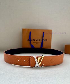 LV 4.0-wide luxury modern Taurillon leather, adorned with elegant and elegant iconic LV init lea371gz