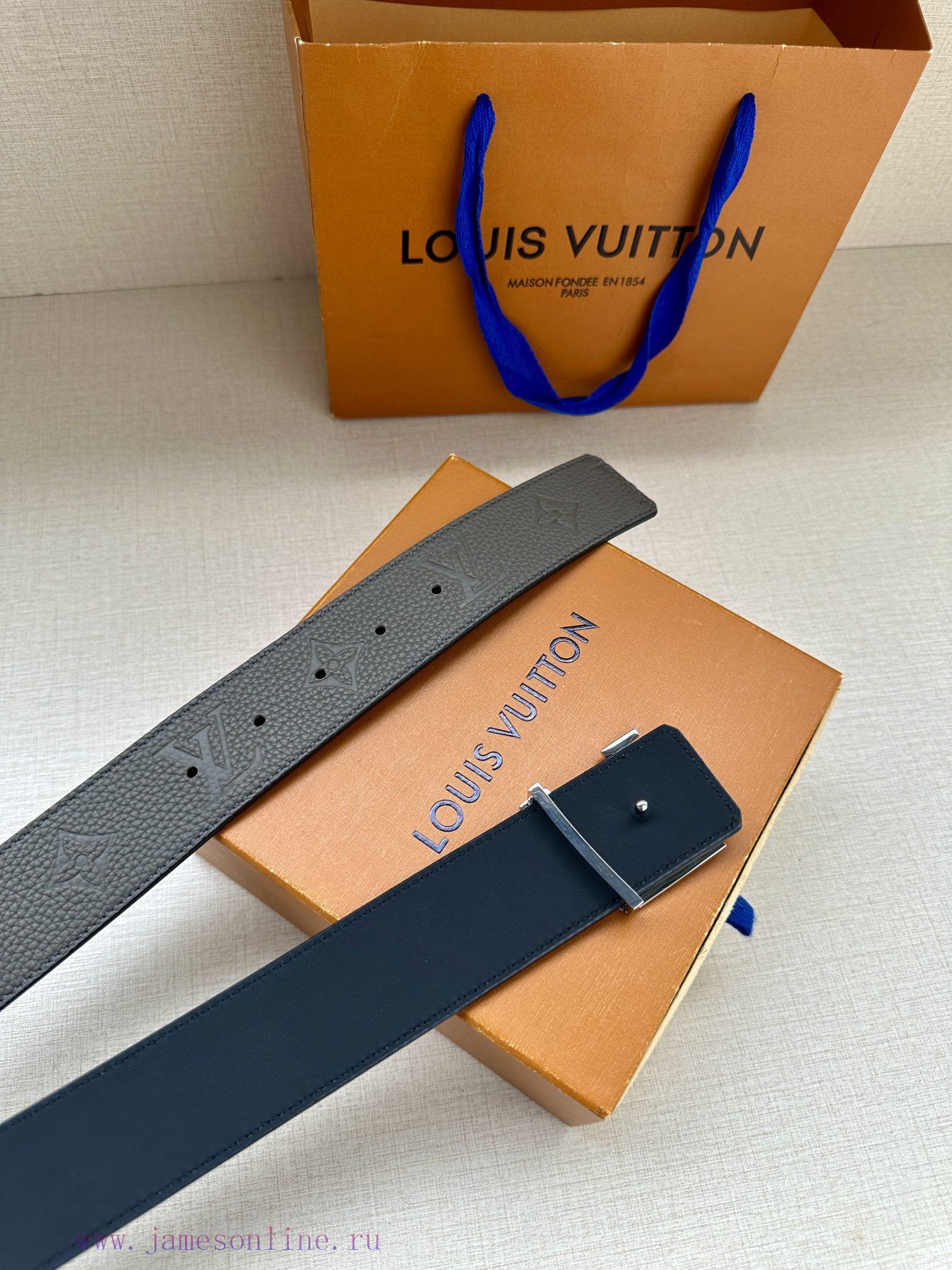 LV 4.0-wide luxury modern Taurillon leather, adorned with elegant and elegant iconic LV init n2lid3m2 - Image 7