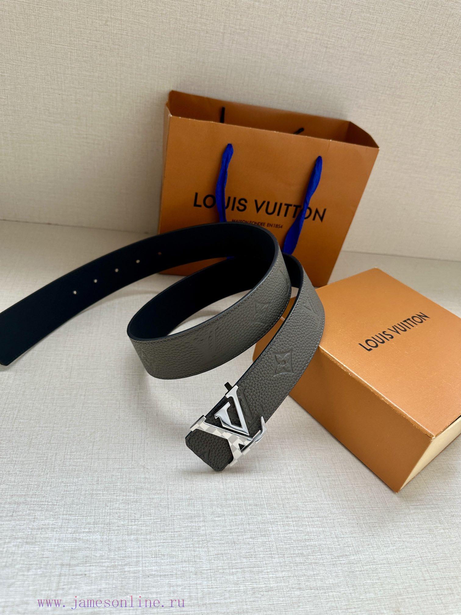 LV 4.0-wide luxury modern Taurillon leather, adorned with elegant and elegant iconic LV init n2lid3m2 - Image 10