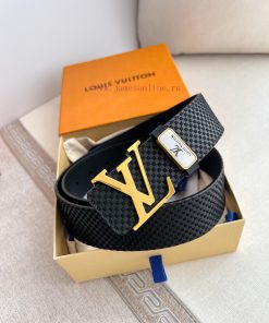 LV... Louis Vuitton Belt and BeltsBuckle, classic pure steel material buckle, top layer cowh 3r7lghu0