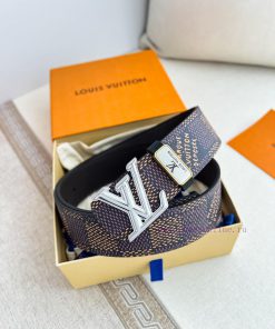 LV... Louis Vuitton Belt and BeltsBuckle, classic pure steel material buckle, top layer cowh qaqeu52w