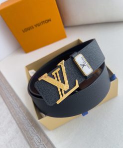 LV... Louis Vuitton Belt and BeltsBuckle, classic pure steel material buckle, top layer cowh tac195ol