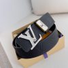 LV... Louis Vuitton Belt and BeltsBuckle, classic pure steel material buckle, top layer cowh 2r7kj1k8