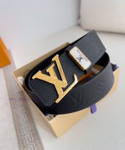 LV... Louis Vuitton Belt and BeltsBuckle, classic pure steel material buckle, top layer cowh 57pqidgd