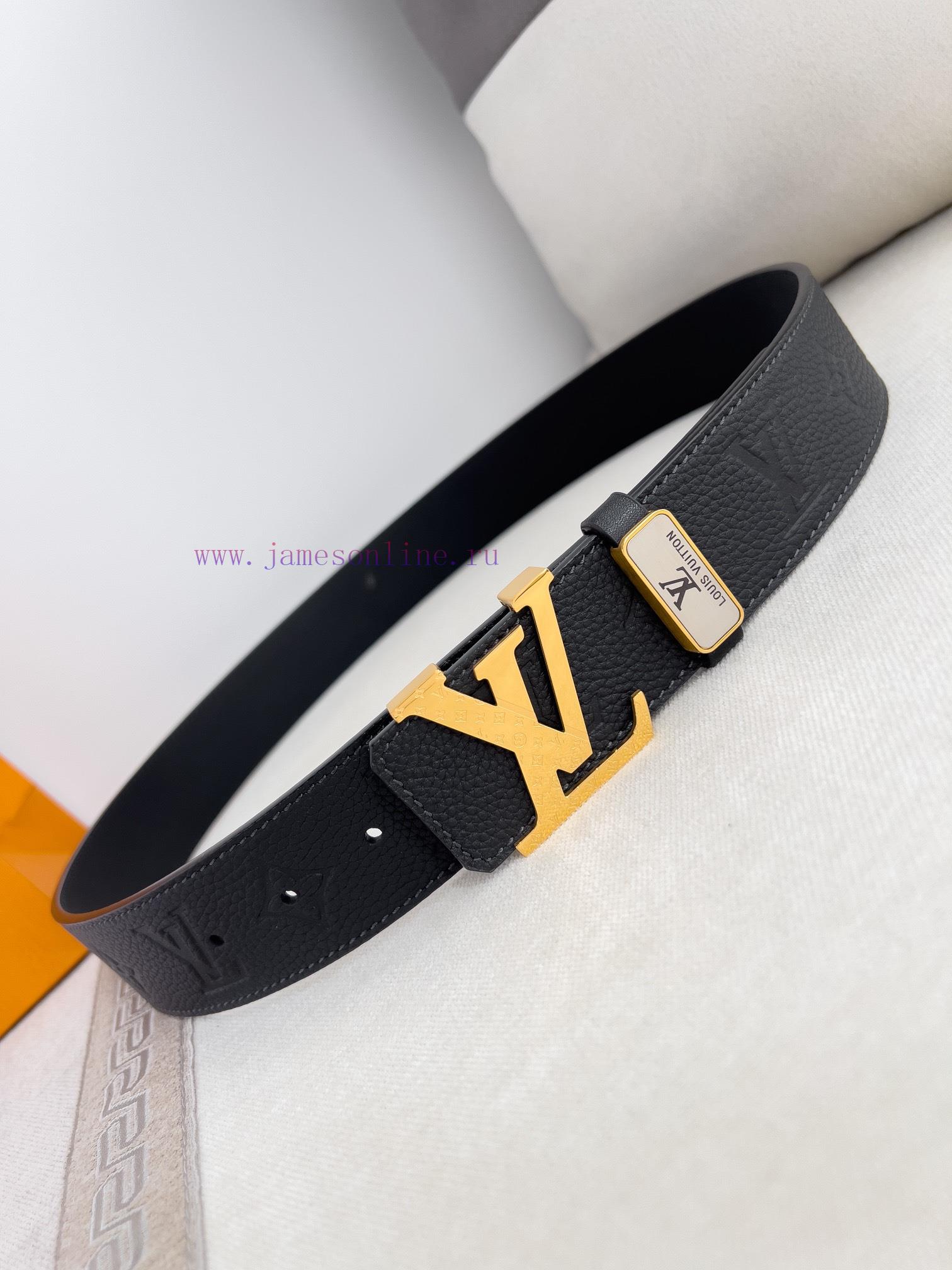 LV... Louis Vuitton Belt and BeltsBuckle, classic pure steel material buckle, top layer cowh 57pqidgd - Image 4