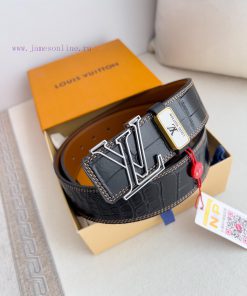 LV... Louis Vuitton Belt and BeltsBuckle, classic pure steel material buckle, top layer cowh z803t31e