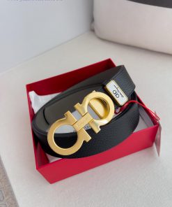 Ferragamo Ferrgamo ️ Belt and beltHanging buckle, classic hanging buckle made of pure copper 4id9cbzg