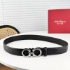 Ferragamo Belt Double sided Head Layer - Original Leather 3.5cm Trimmable, Identify Latest L x9zuzu5x