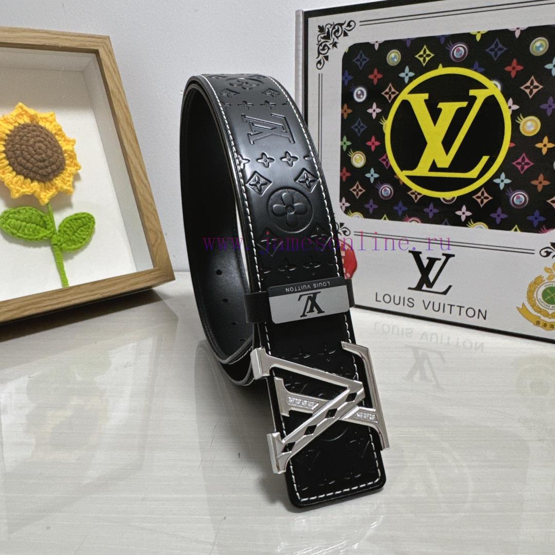 LV... Louis VuittonMaterial: Leather Belt with 100% Head Layer. The leather belt is guarante rodrwp93 - Image 3