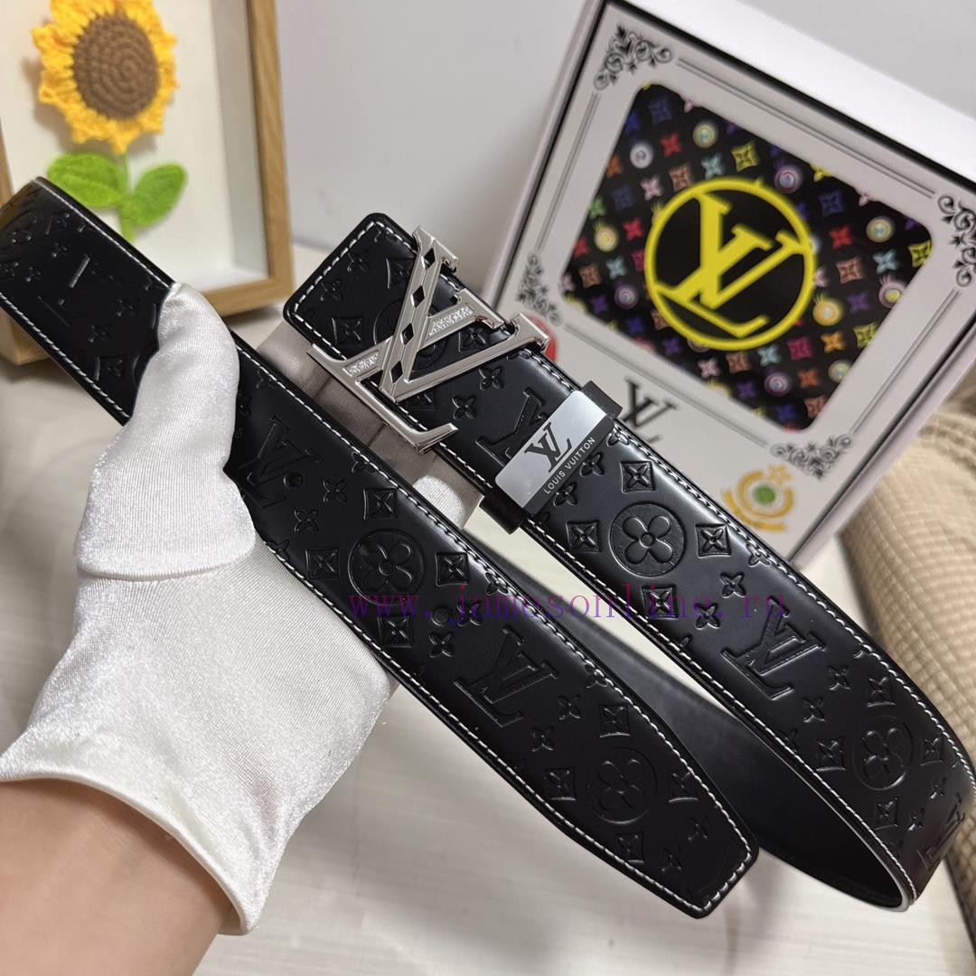 LV... Louis VuittonMaterial: Leather Belt with 100% Head Layer. The leather belt is guarante rodrwp93 - Image 5