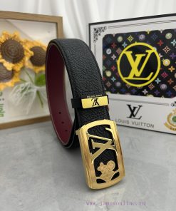 LV... Louis VuittonMaterial: Leather Belt with 100% Head Layer. The leather belt is guarante 1kffrs1s