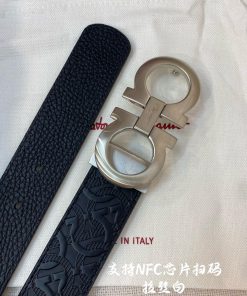 F3.5cm high-end custom men's belt, double-sided imported cowhide, choose to match with real ma68khro