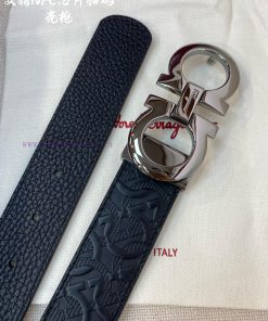 F3.5cm high-end custom men's belt, double-sided imported cowhide, choose to match with real 7et17p7u