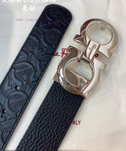 F3.5cm high-end custom men's belt, double-sided imported cowhide, choose to match with real 6nhafhzd