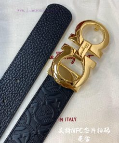 F3.5cm high-end custom men's belt, double-sided imported cowhide, choose to match with real 5xx3oksy