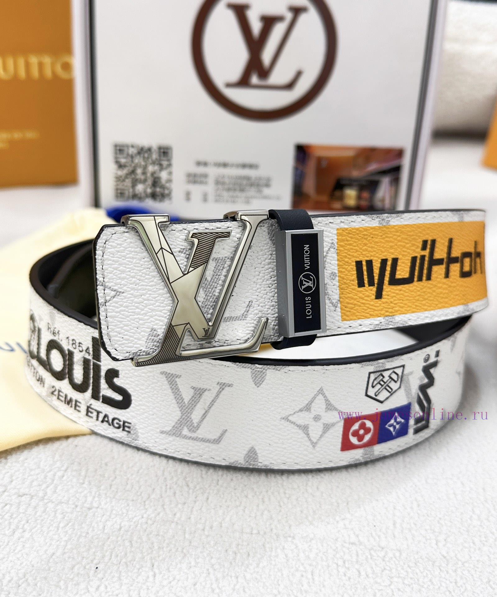 Belt LV Louis ReproductionThe waistband is made of 100% head layer cowhide, ensuring that th k21mzn4h