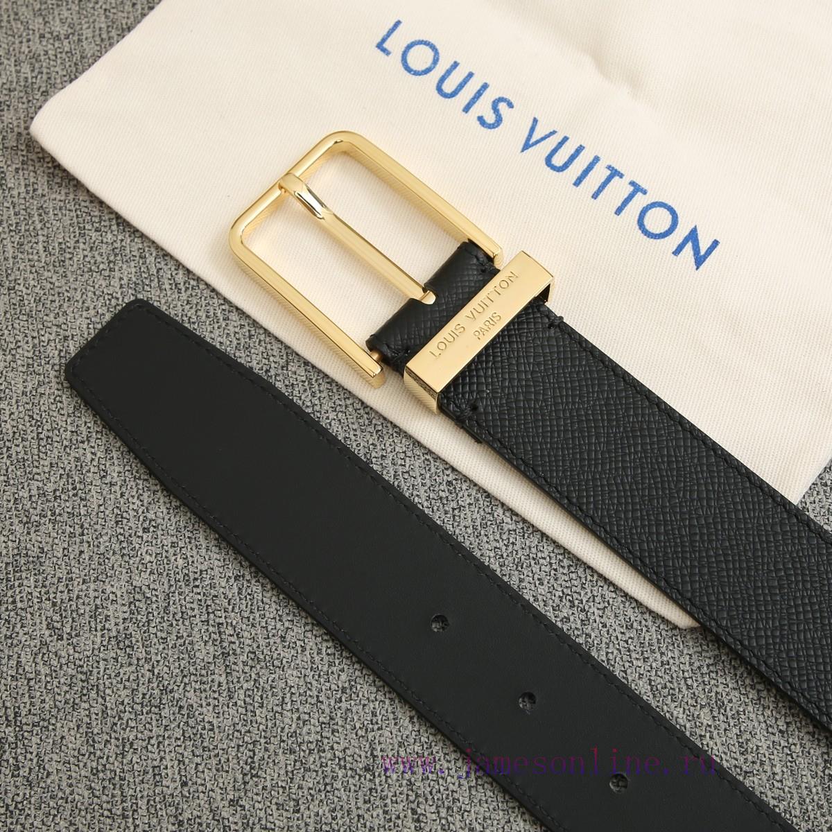 Comes with a complete gift boxLv 35CM Vendome belt made of imported cowhide, outlining smoot zevm8jaj - Image 5