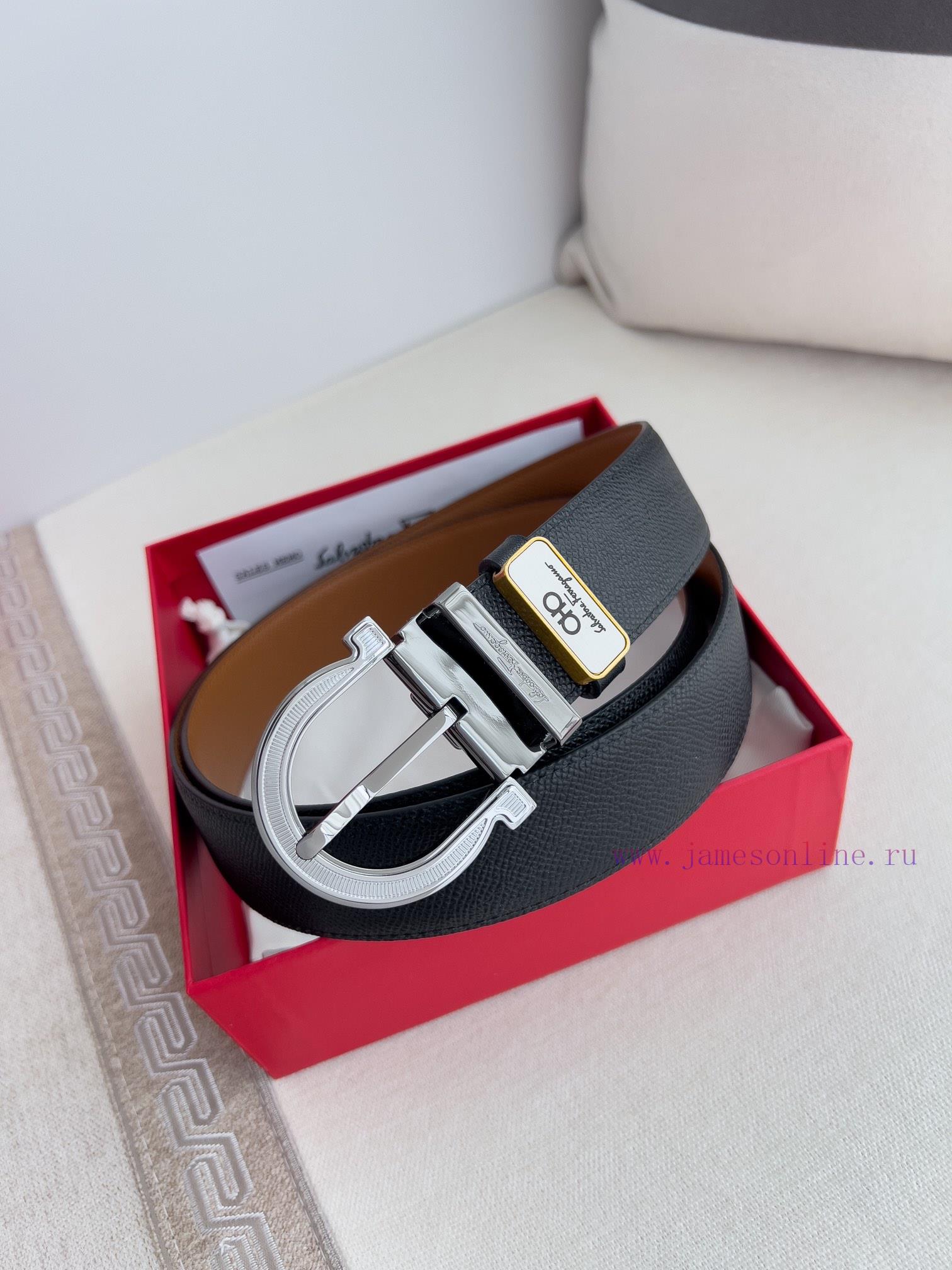 Ferragamo Ferrgamo ️ Belt and beltNeedle buckle, classic needle buckle made of pure copper m ift0cwmv - Image 2