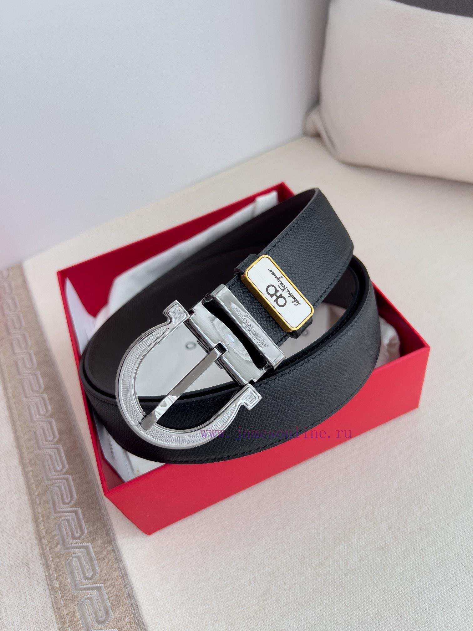 Ferragamo Ferrgamo ️ Belt and beltNeedle buckle, classic needle buckle made of pure copper m 2oj73hmv - Image 2