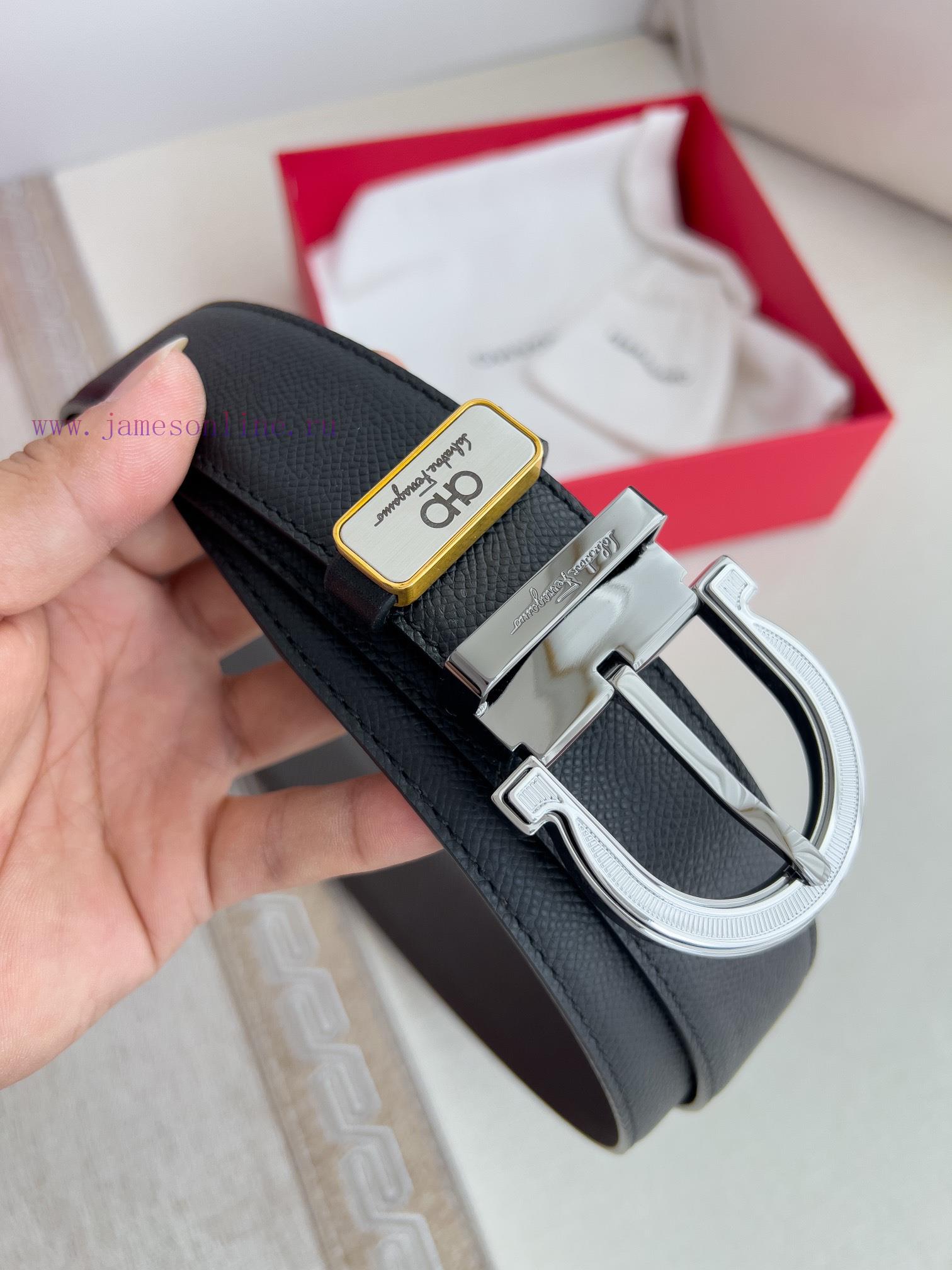 Ferragamo Ferrgamo ️ Belt and beltNeedle buckle, classic needle buckle made of pure copper m 2oj73hmv - Image 3