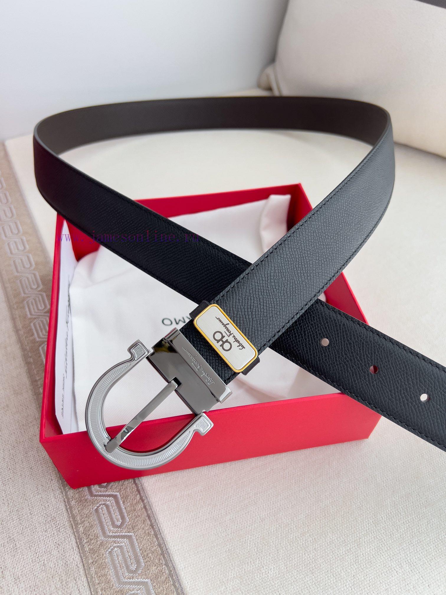 Ferragamo Ferrgamo ️ Belt and beltNeedle buckle, classic needle buckle made of pure copper m 2oj73hmv - Image 4