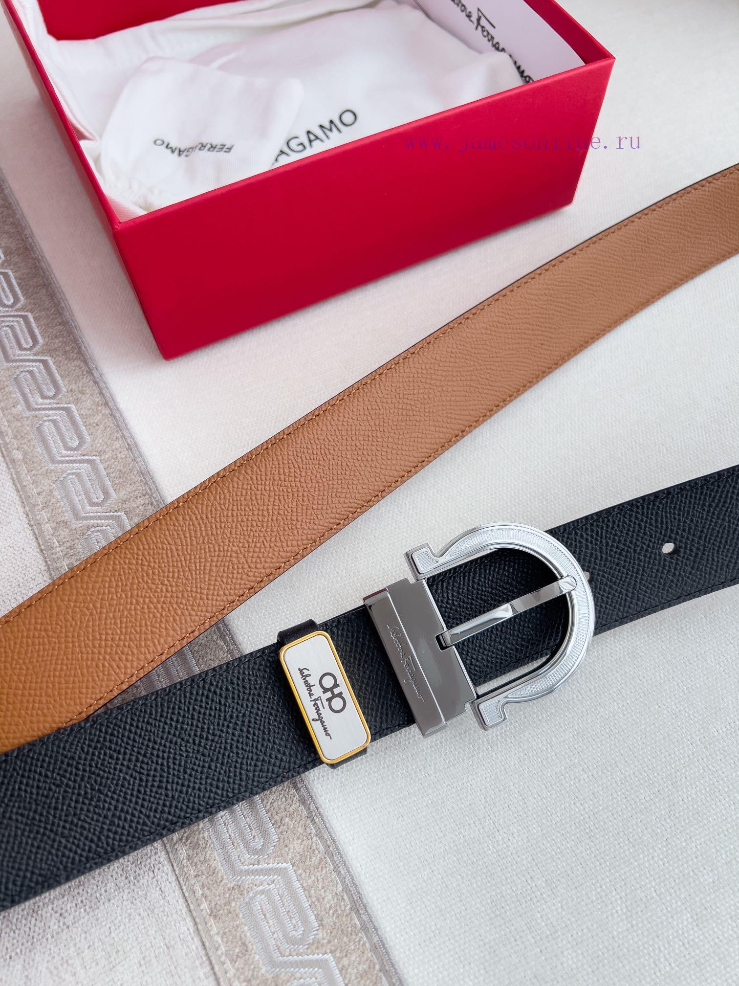 Ferragamo Ferrgamo ️ Belt and beltNeedle buckle, classic needle buckle made of pure copper m ift0cwmv - Image 5