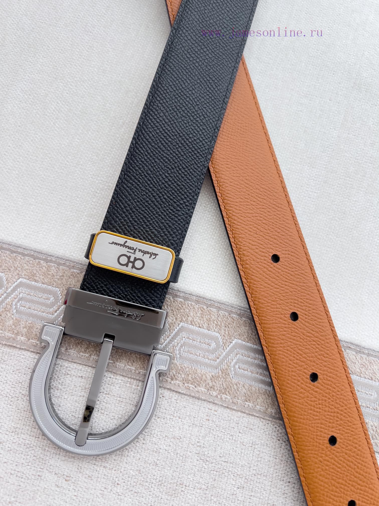 Ferragamo Ferrgamo ️ Belt and beltNeedle buckle, classic needle buckle made of pure copper m ift0cwmv - Image 7