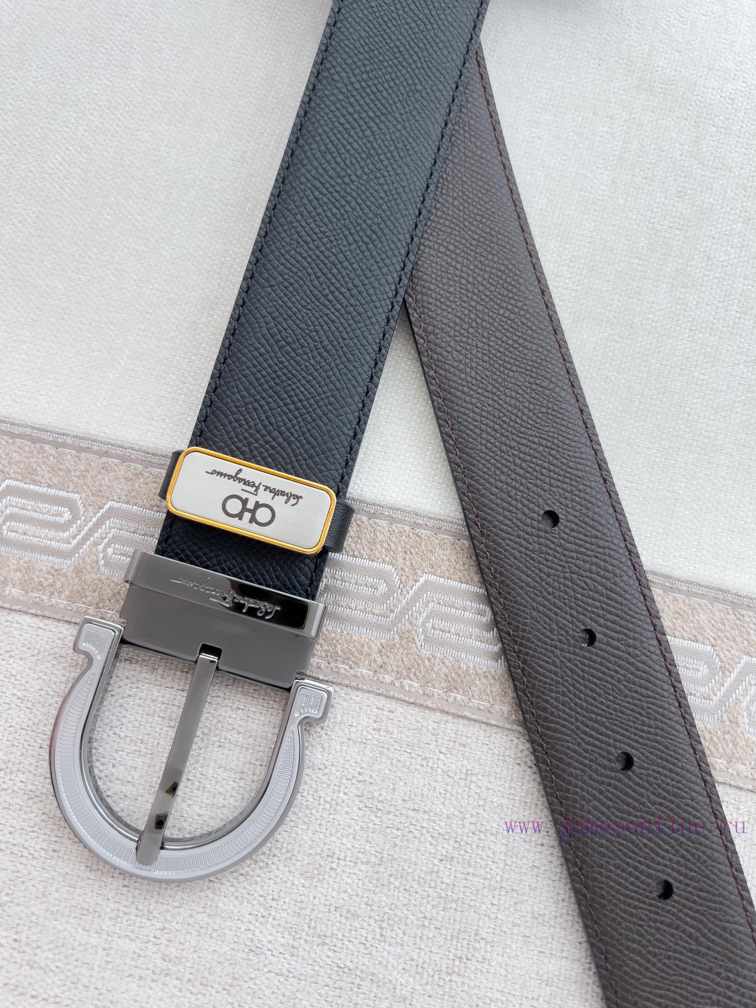 Ferragamo Ferrgamo ️ Belt and beltNeedle buckle, classic needle buckle made of pure copper m 2oj73hmv - Image 7