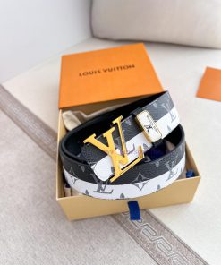 LV... Louis Vuitton Belt and BeltsBuckle, classic pure steel material buckle, top layer cowh gchvb6qg