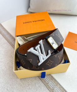 LV... Louis Vuitton Belt and BeltsBuckle, classic pure steel material buckle, top layer cowh aj8xl0ul