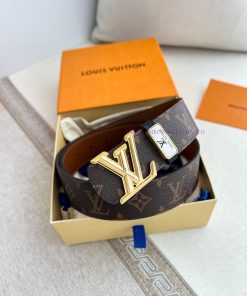 LV... Louis Vuitton Belt and BeltsBuckle, classic pure steel material buckle, top layer cowh 90qn7ryu