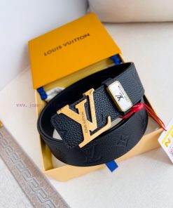 LV... Louis Vuitton Belt and BeltsBuckle, classic pure steel material buckle, top layer cowh ft5gx4om