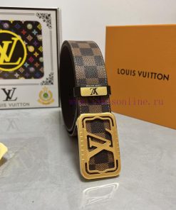LV... Louis VuittonMaterial: Leather Belt with 100% Head Layer. The leather belt is guarante hz92xpq1